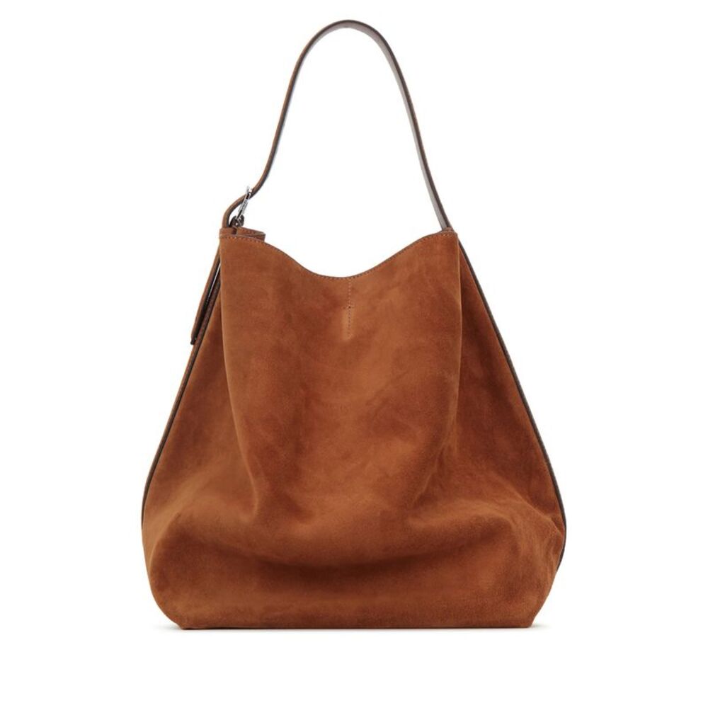 Toteme Women Belted Suede Tote